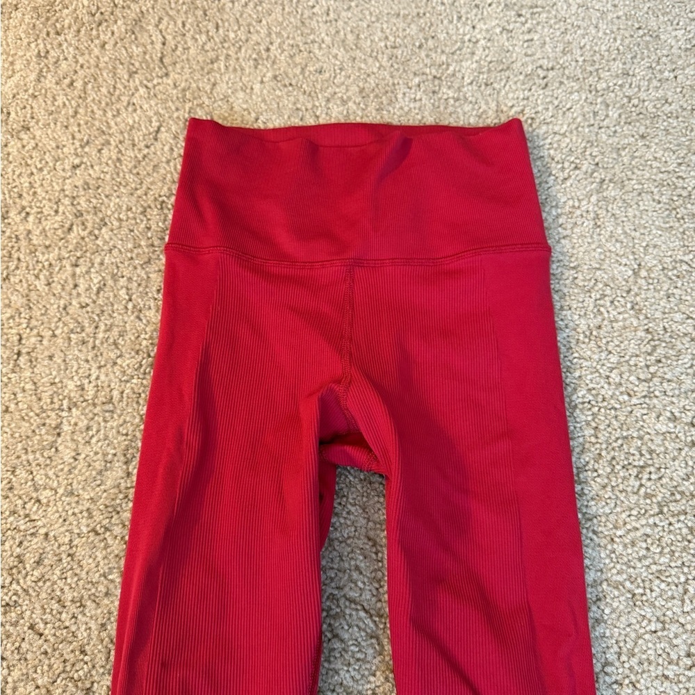 Athleta Bright Red High-Rise Active Leggings😎 - Picture 5 of 7